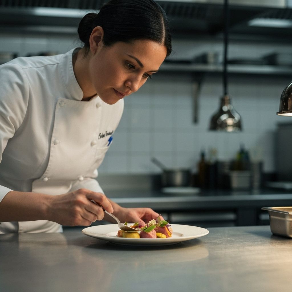 Chef plating